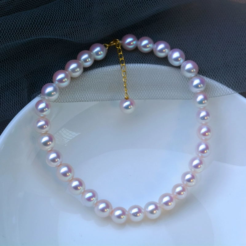 Akoya Baby Pearl Bracelet in 18K Yellow Gold