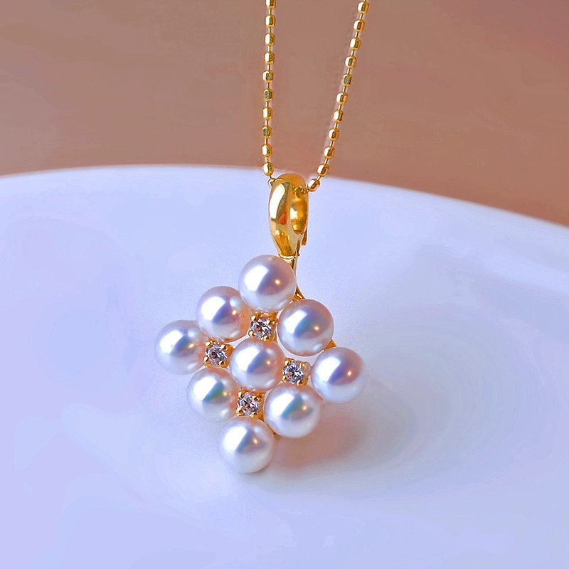 Akoya Pearl Necklace in 18K Gold