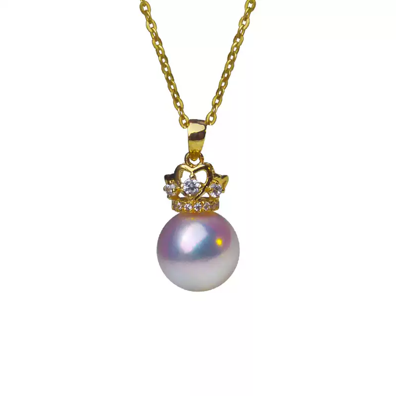 Akoya Pearl Pendant Choker in 18K Gold