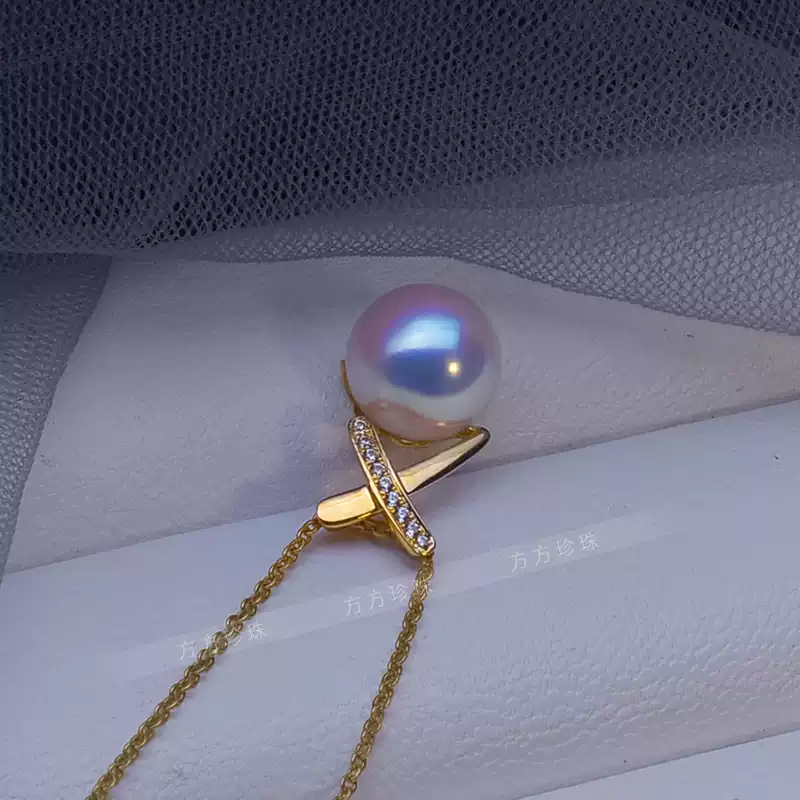 Akoya Single-Pearl Pendant Necklace in 18K Gold