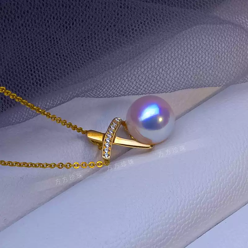 Akoya Single-Pearl Pendant Necklace in 18K Gold