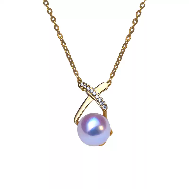Akoya Single-Pearl Pendant Necklace in 18K Gold