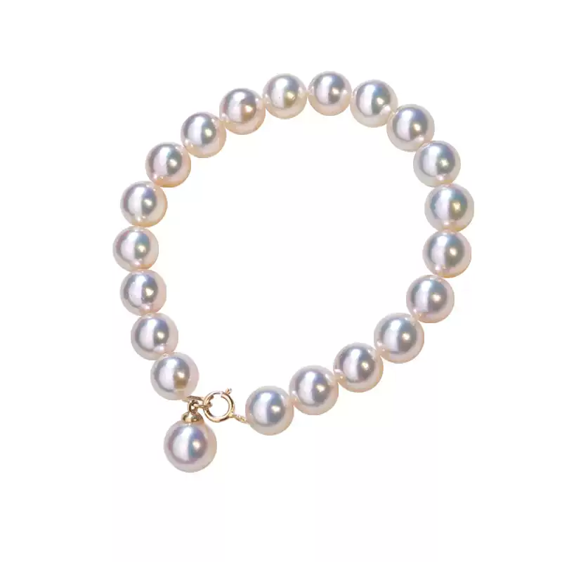 Akoya Pearl Bracelet in 18K Gold