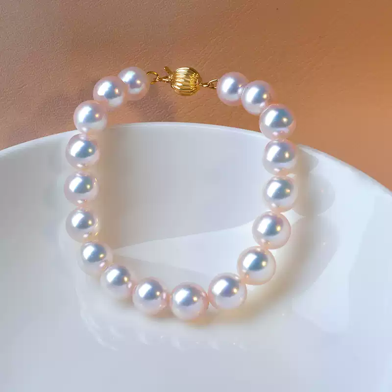 Akoya Pearl Bracelet in 14K Gold