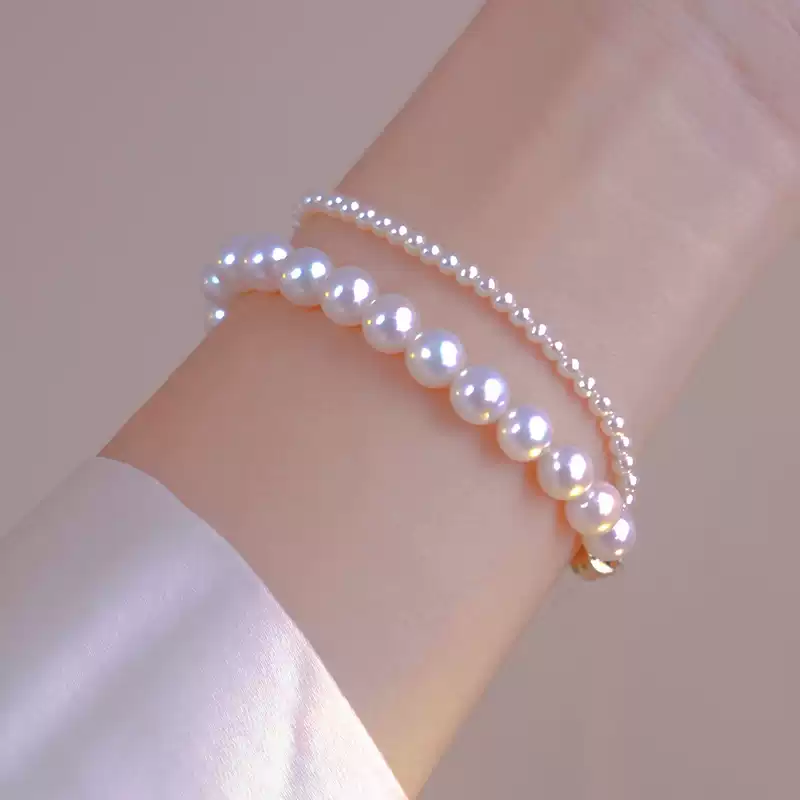 Akoya Pearl Bracelet in 14K Gold