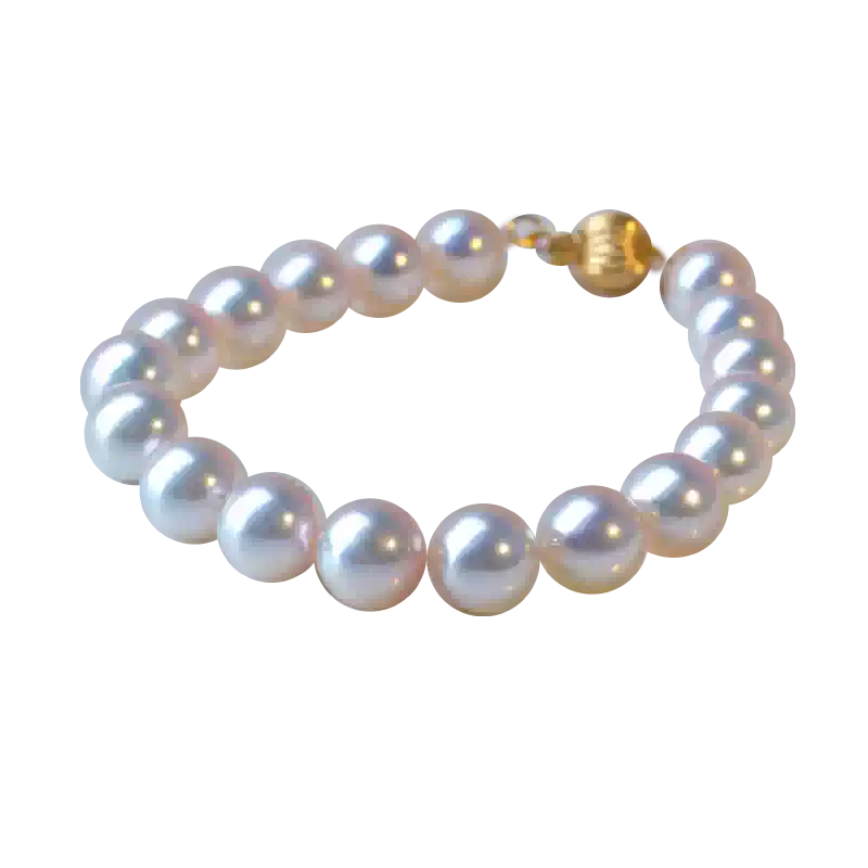 Akoya Pearl Bracelet in 14K Gold