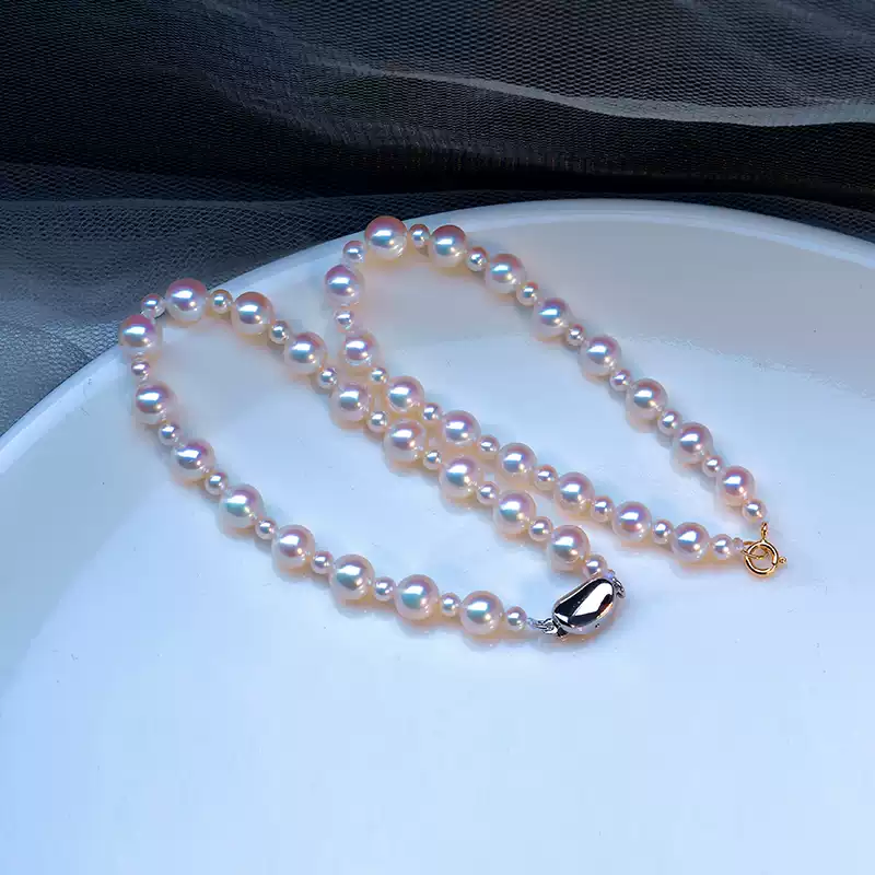 Akoya Pearl Bracelet with 3-7 mm Pearls