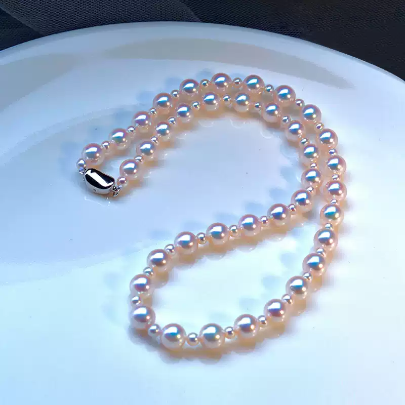 Akoya Baby Chain Pearl Strand Necklace
