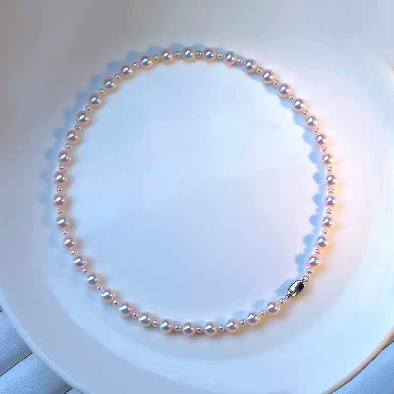 Akoya Baby Chain Pearl Strand Necklace