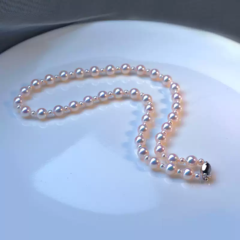 Akoya Baby Chain Pearl Strand Necklace
