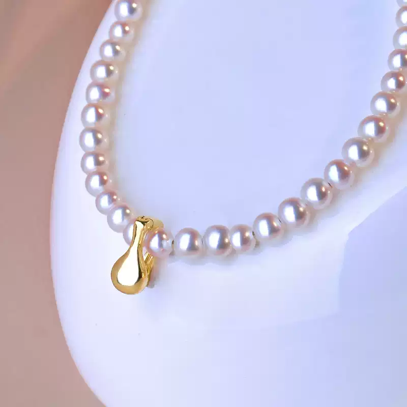 Akoya Baby Heart Pearl Necklace