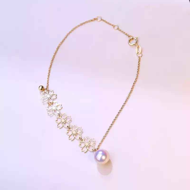 Akoya Single-Pearl Bracelet in 18K Gold