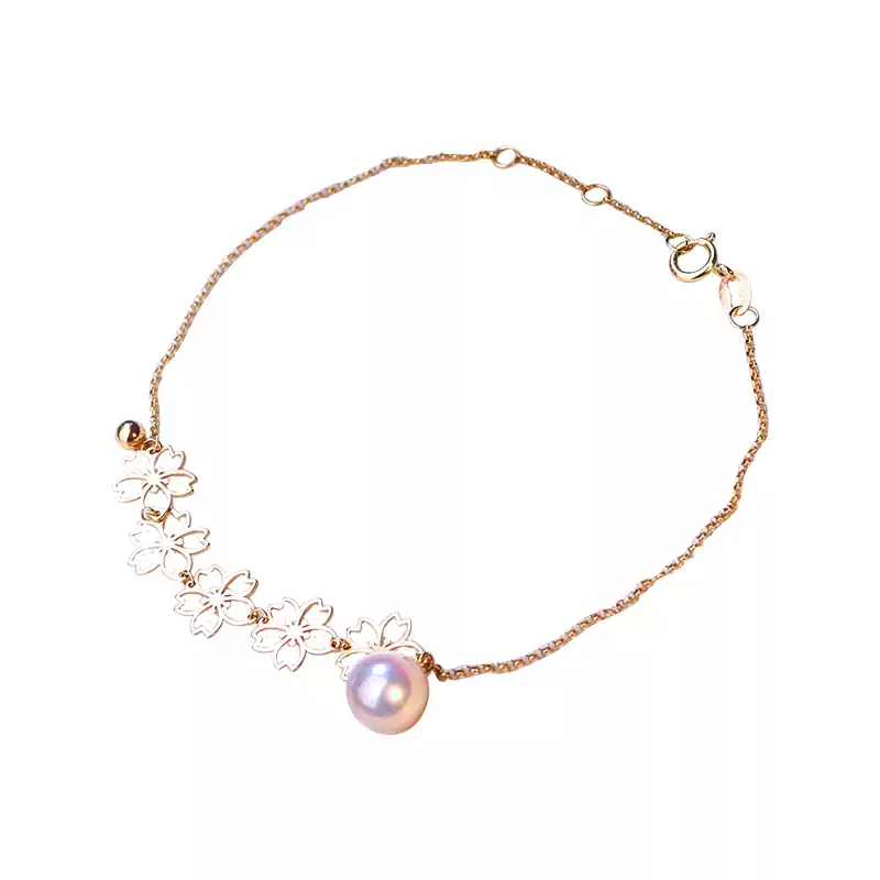Akoya Single-Pearl Bracelet in 18K Gold