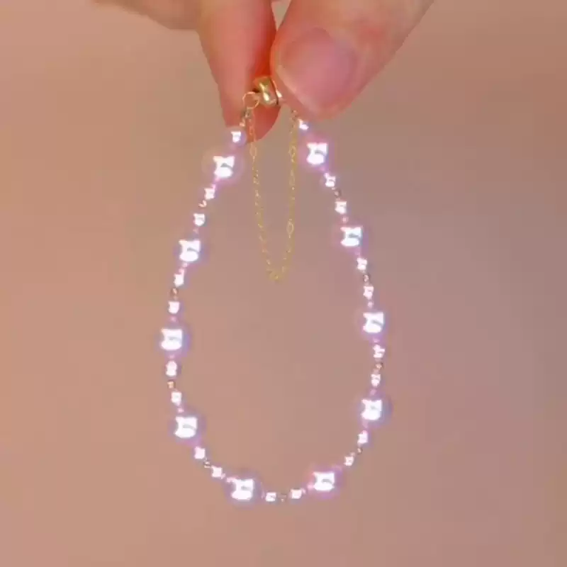 Akoya Pearl Bracelet in 18K Gold with 3-7.5 mm Pearls