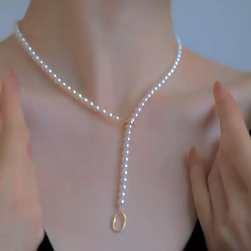 Akoya Pearl Strand Necklace in 14K Gold