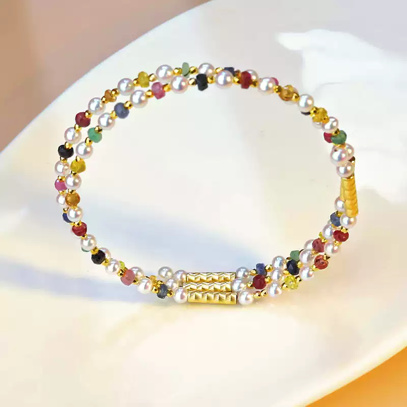 Akoya Convertible Pearl Necklace in 18K Gold