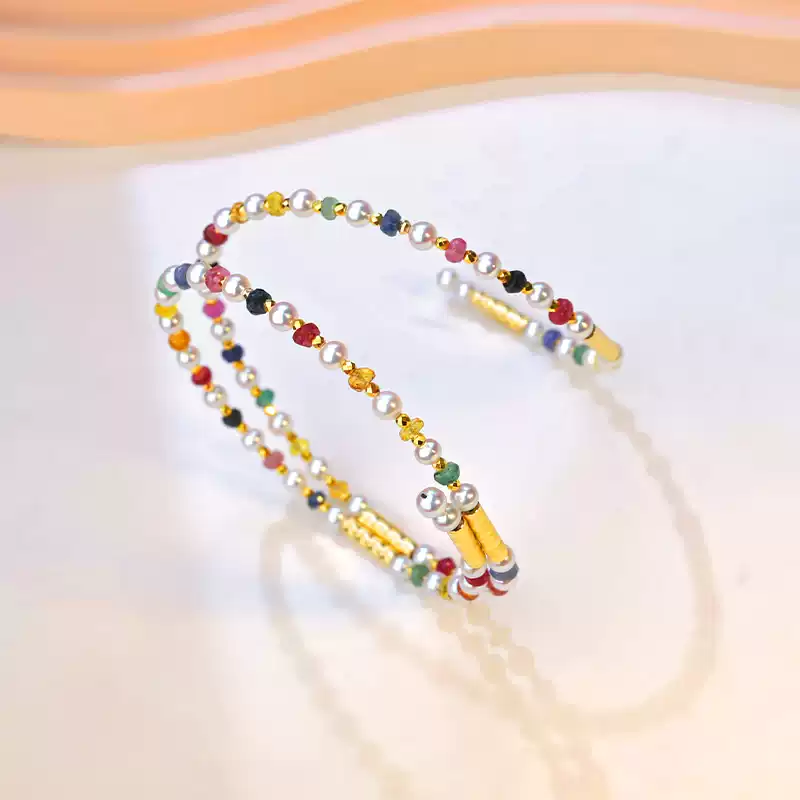 Akoya Convertible Pearl Necklace in 18K Gold