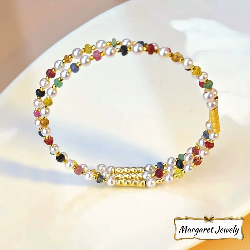 Akoya Convertible Pearl Necklace in 18K Gold
