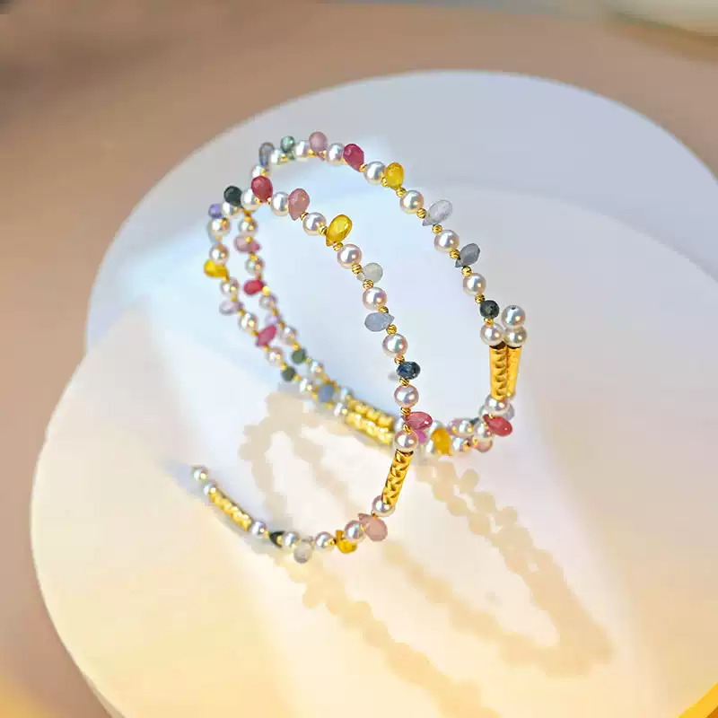Akoya Convertible Pearl Necklace in 18K Yellow Gold