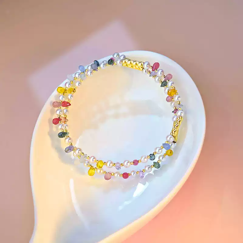 Akoya Convertible Pearl Necklace in 18K Yellow Gold
