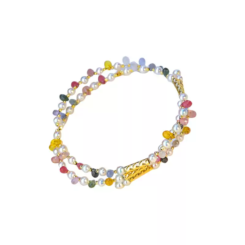 Akoya Convertible Pearl Necklace in 18K Yellow Gold