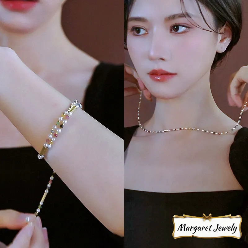 Akoya Convertible Pearl Necklace in 18K Yellow Gold