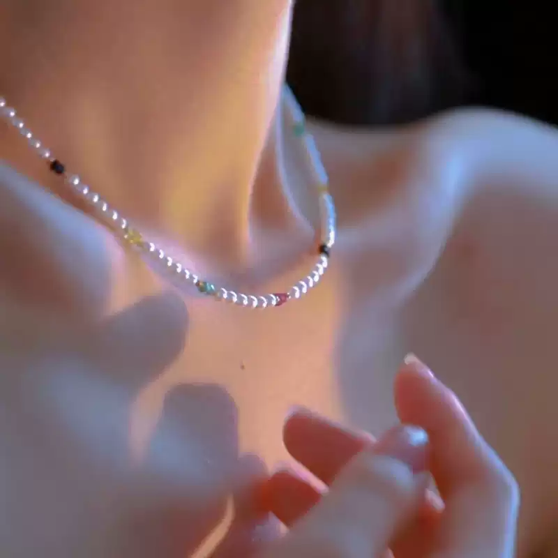 Akoya Pearl Choker Necklace in 18K Gold