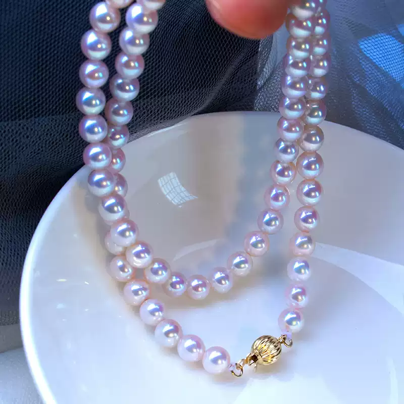 Akoya Strand Pearl Lariat Necklace