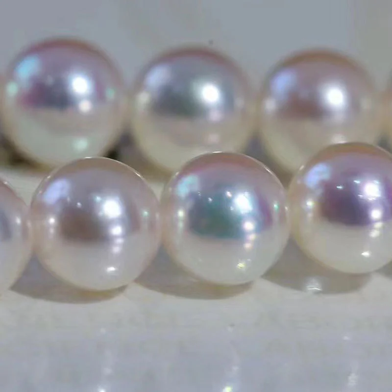 5-9 mm Aurora Clean-Surface Round Akoya Loose Pearls