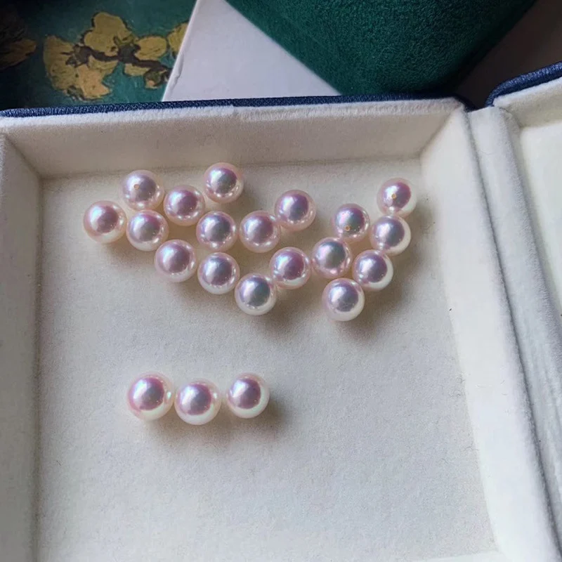 5-9 mm Aurora Clean-Surface Round Akoya Loose Pearls