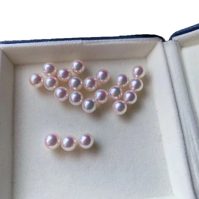 5-9 mm Aurora Clean-Surface Round Akoya Loose Pearls