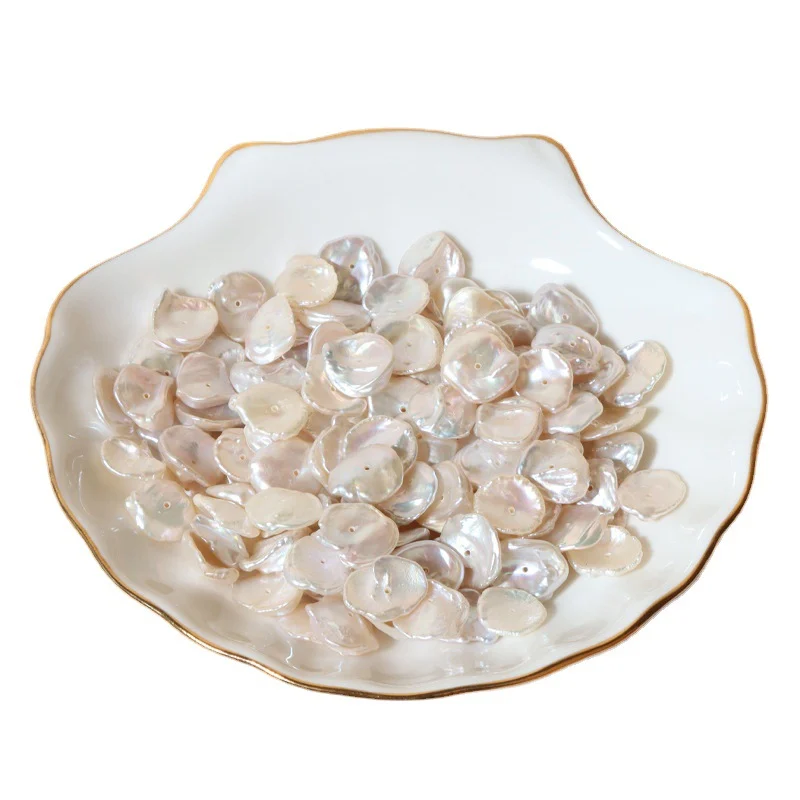 High-Luster Minimal-Blemish Petal-Shaped Freshwater Keshi Baroque Loose Pearls