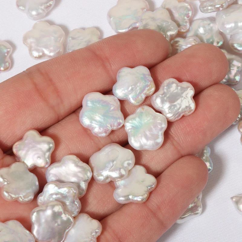 Iridescent High-Luster Lightly Blemished Freshwater Baroque Loose Pearls