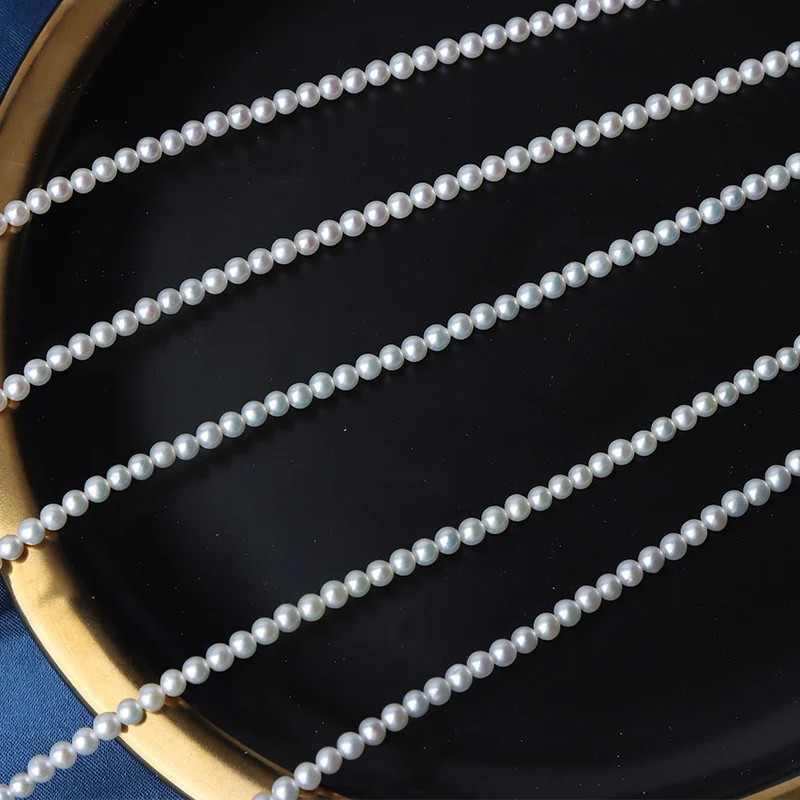 Round Freshwater Pearl Strands for Jewelry Making