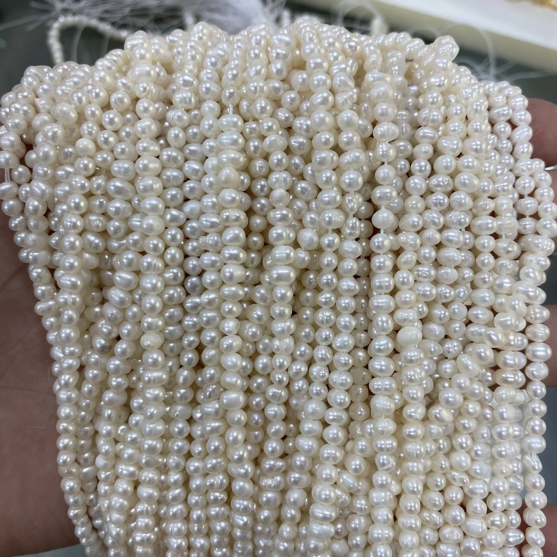 Potato Freshwater Pearl Strands for Jewelry Making