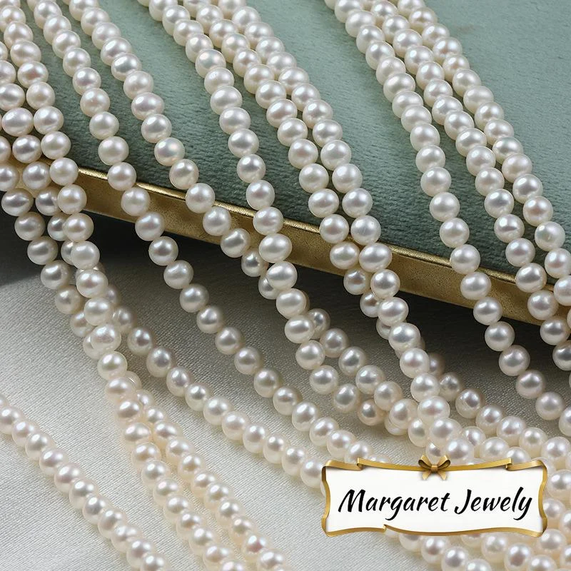 Near-Round Freshwater Pearl Strands
