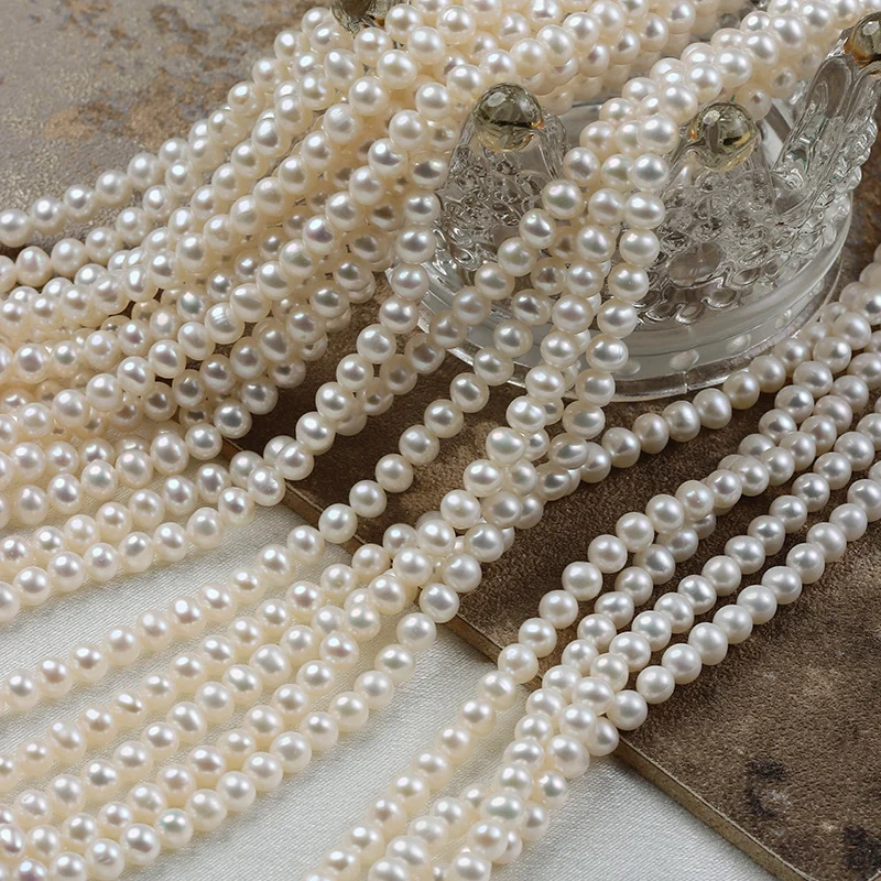 Near-Round Freshwater Pearl Strands