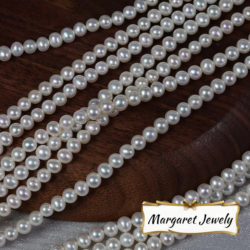 2-10 mm Near-Round Freshwater Pearl Strands