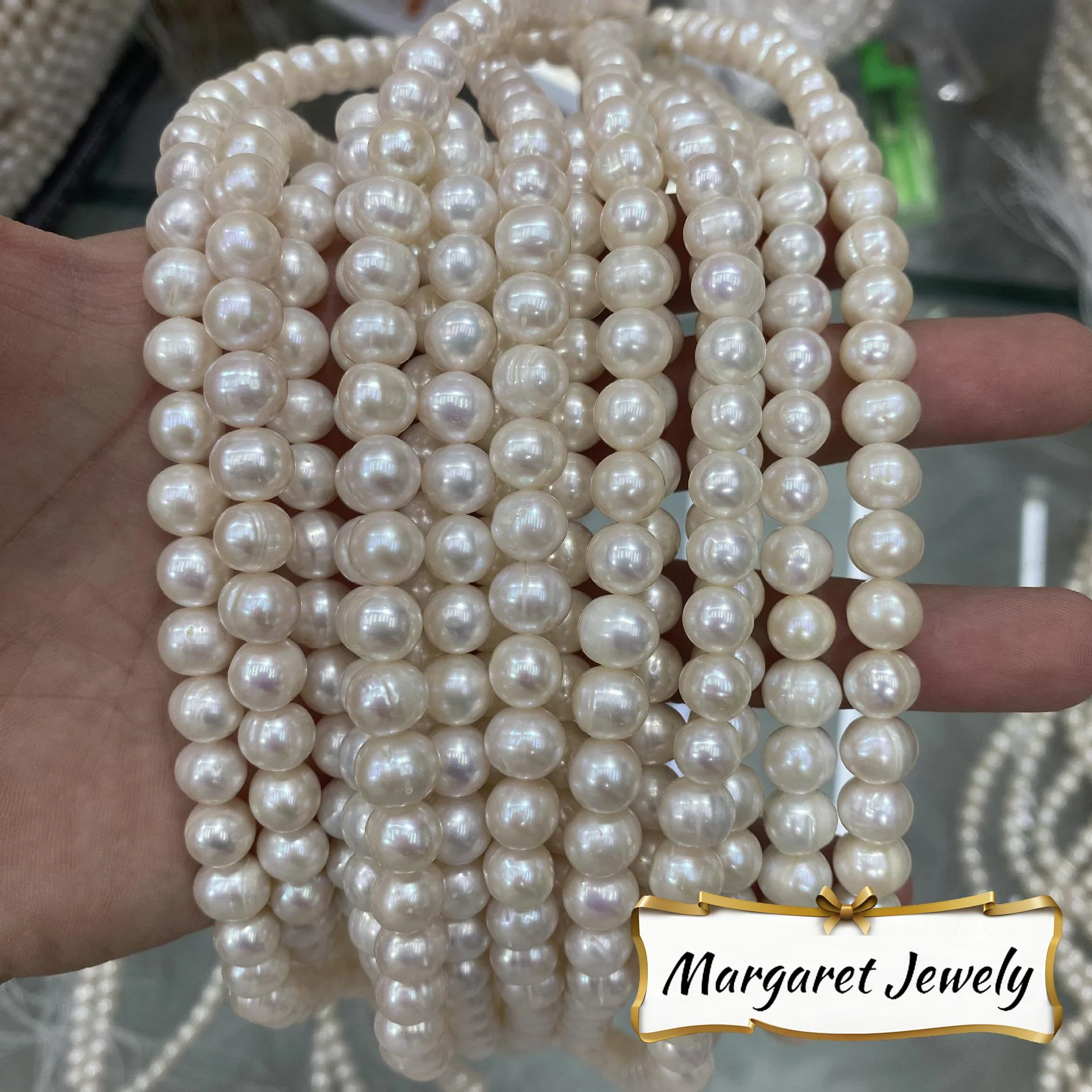 Potato Freshwater Pearl Strands for Jewelry Making