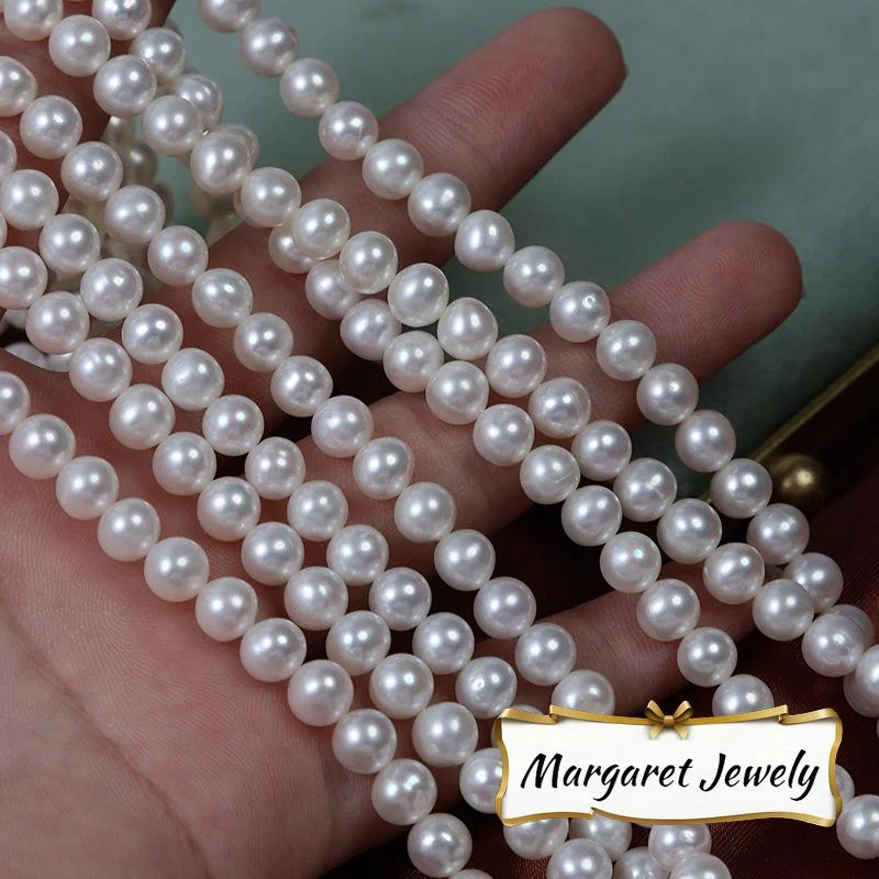 2-10 mm Near-Round Freshwater Pearl Strands