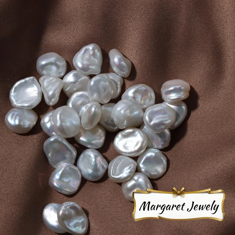 High-Luster Minimal-Blemish Organic Freshwater Baroque Loose Pearls