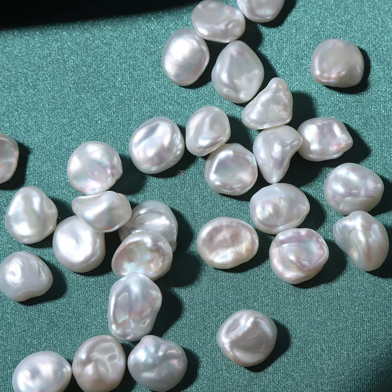 High-Luster Minimal-Blemish Organic Freshwater Baroque Loose Pearls