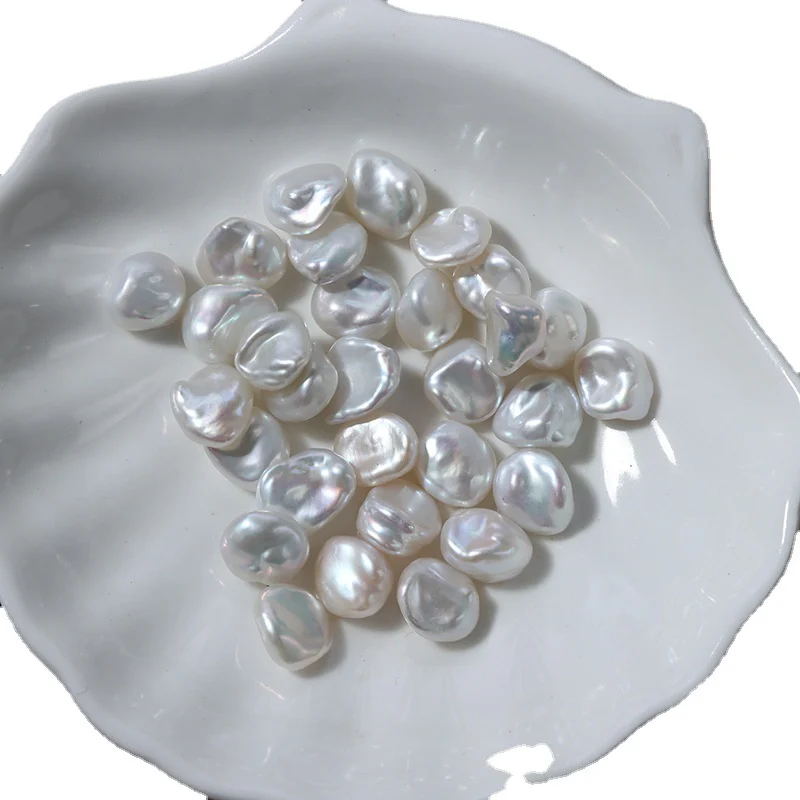 High-Luster Minimal-Blemish Organic Freshwater Baroque Loose Pearls