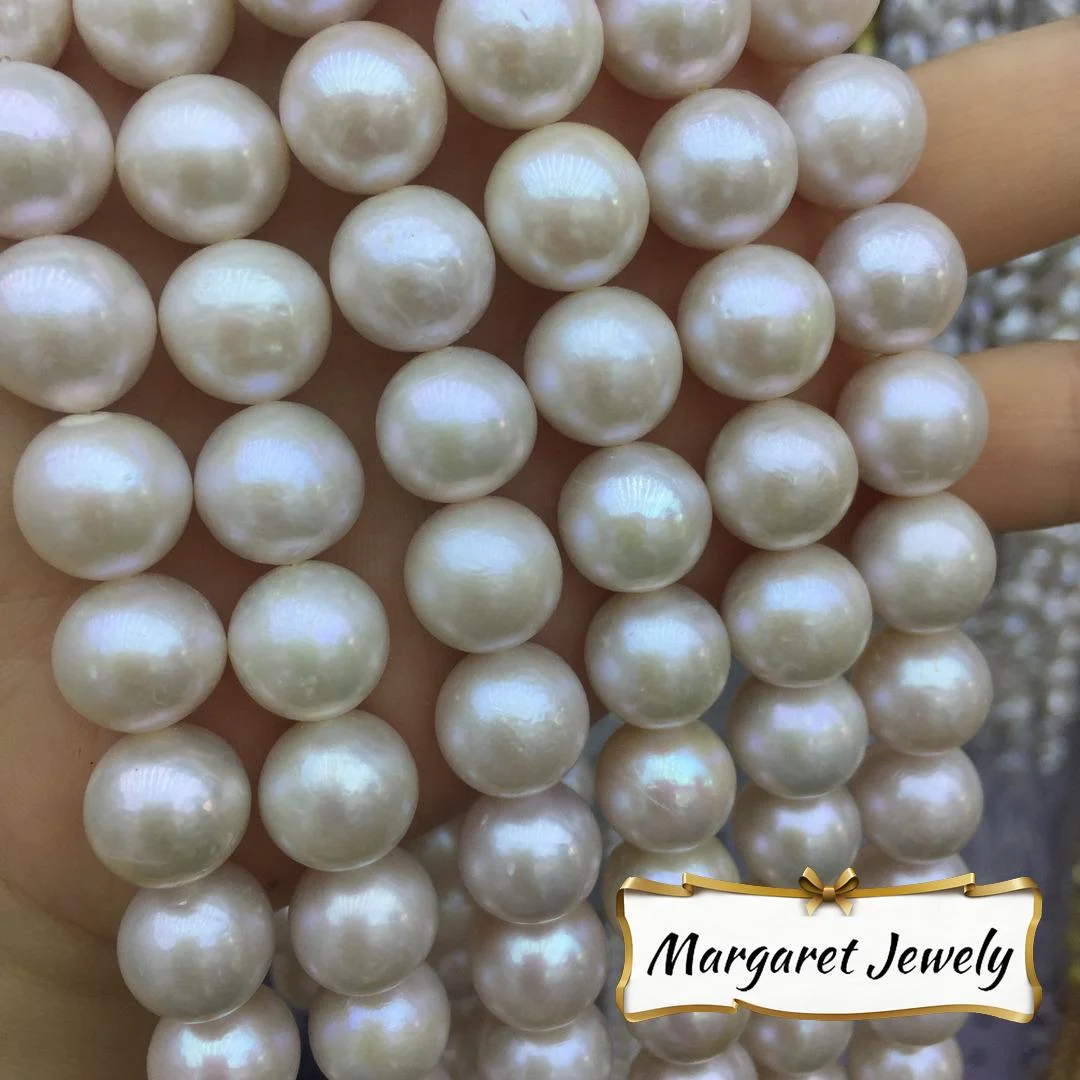 Edison Round Freshwater Pearl Strands