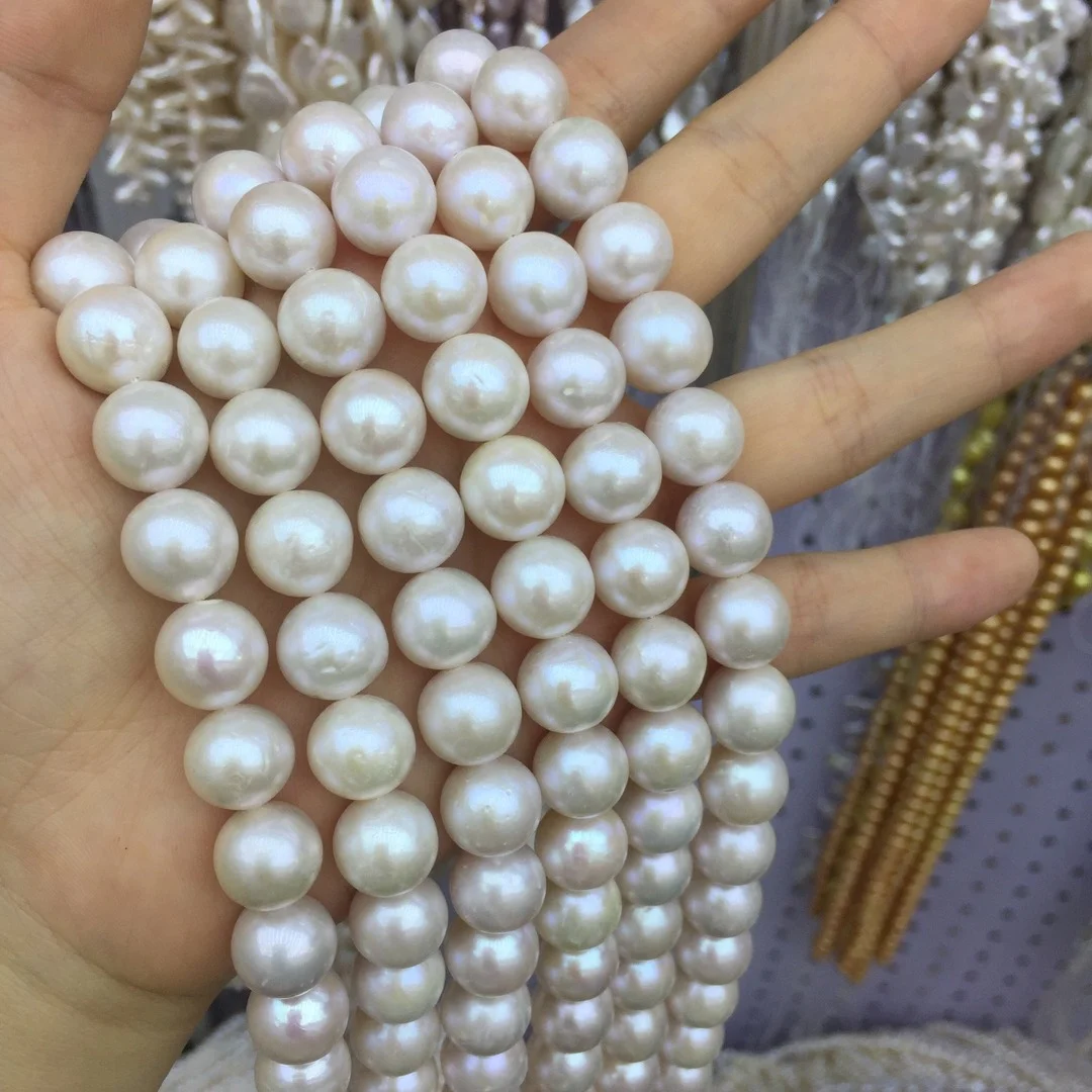 Edison Round Freshwater Pearl Strands