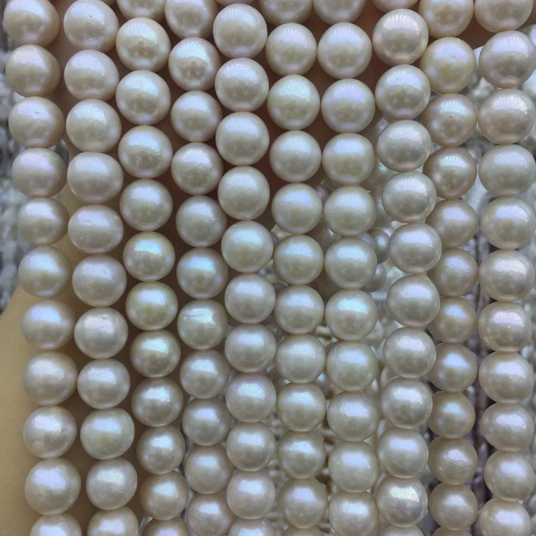 Edison Round Freshwater Pearl Strands
