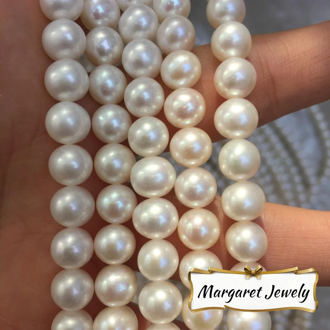 2-11 mm Round Freshwater Pearl Strands for Jewelry Making