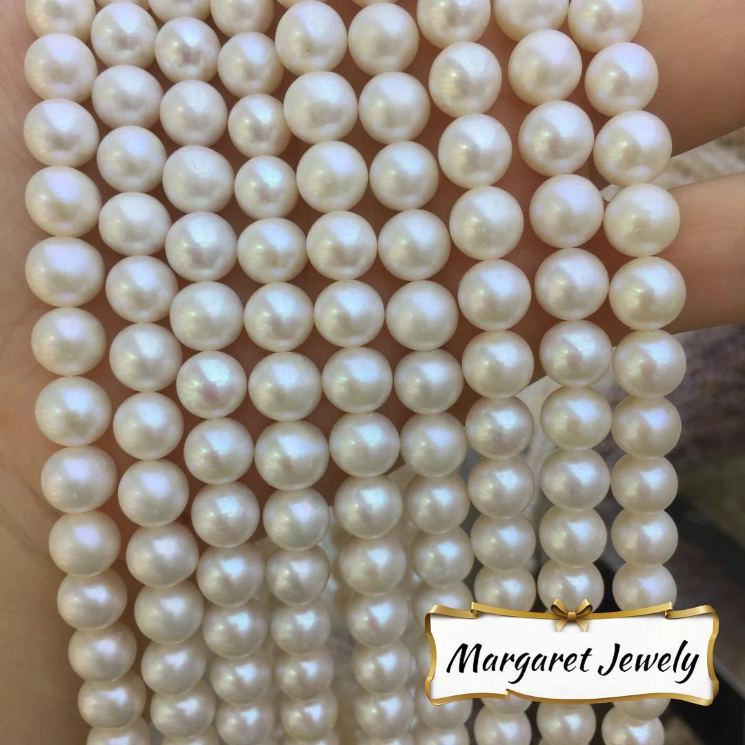 2-11 mm Round Freshwater Pearl Strands for Jewelry Making