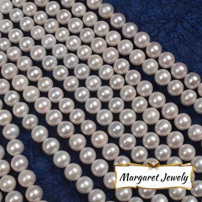 Edison Round Freshwater Pearl Strands