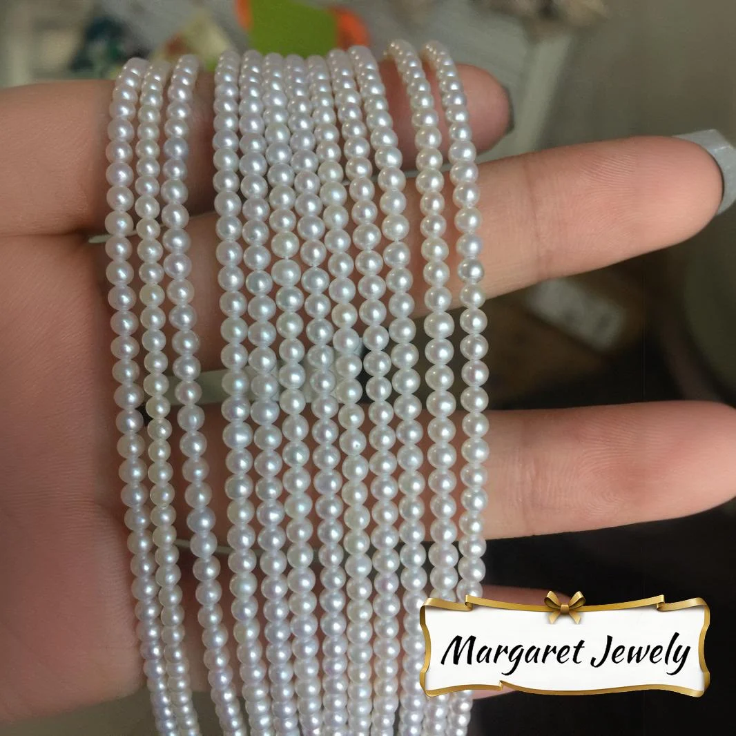 Round Freshwater Pearl Strands for Jewelry Making